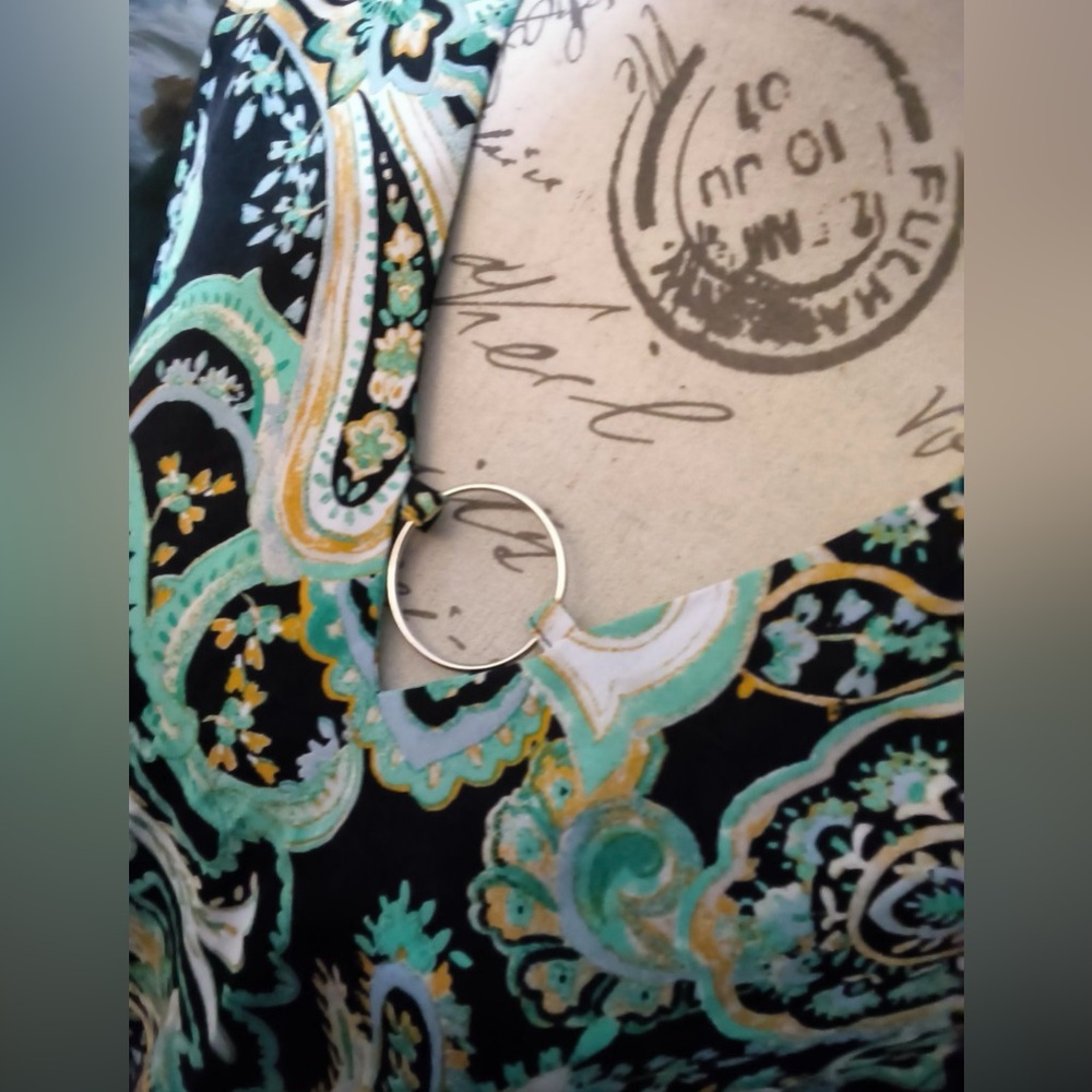 Women’s Boutique Sleeveless Paisley Tunic Blouse - size 2x